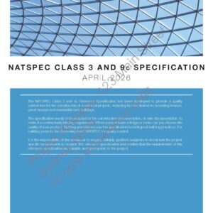 NATSPEC Class 3 and 9c Specification April 2026 (NCC 2025)